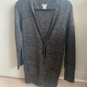 Knit long cardigan